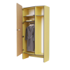 Шкаф для верхней одежды персонала во входную группу из коллекции мебели «НЕГА» (желтый) - «globural.ru» - Великие Луки