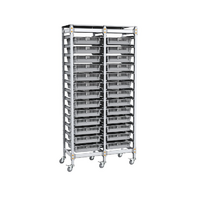 Стеллаж мобильный 2-х секционный для учебных наборов и цифровых лабораторных комплексов SenseDisc - «globural.ru» - Великие Луки