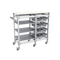 Тележка 2-х секционная для учебных наборов и цифровых лабораторных комплексов SenseDisc - «globural.ru» - Великие Луки