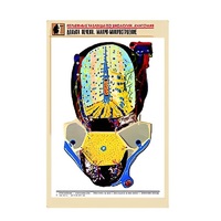 Рельефная таблица "Долька печени. Макро-микростроение" (формат А1, матовое ламинир.) - «globural.ru» - Великие Луки