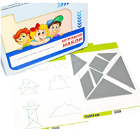 Игровой набор "Танграм" (с комплектом карточек) - «globural.ru» - Великие Луки