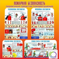 Стенд "Пожарная безопасность" (вариант 2 в ассортименте) - «globural.ru» - Великие Луки