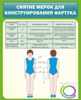 Стенд "Снятие мерок для конструирования фартука" - «globural.ru» - Великие Луки