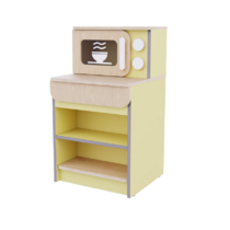 Модуль с микроволновкой из коллекции «НЕГА» (желтый) - «globural.ru» - Великие Луки