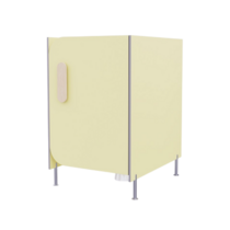 Гигиеническая кабинка из коллекции «НЕГА» (цвет желтый) - «globural.ru» - Великие Луки