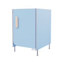 Гигиеническая кабинка из коллекции «НЕГА» (цвет голубой) - «globural.ru» - Великие Луки