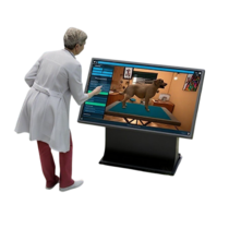 Виртуальный учебный комплекс «Процедурный тренажер ветеринарного врача». Комплектация интерактивный стол - «globural.ru» - Великие Луки