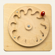 Тактильно-развивающая панель «Лабиринт-цветок» - «globural.ru» - Великие Луки