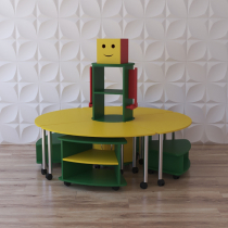 Модульный стеллаж "Весёлый робот" - «globural.ru» - Великие Луки