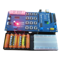 Набор для быстрого прототипирования электронных устройств на основе микроконтроллерной платформы "Макрошилд MS1-16 KV" - «globural.ru» - Великие Луки