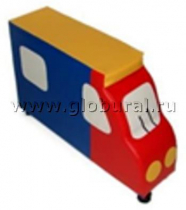 Напольная мягкая игрушка "Грузовик" каталка - «globural.ru» - Великие Луки