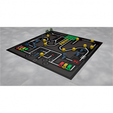 Соревновательное поле с элементами MakeX Stater Arenas Kit - «globural.ru» - Великие Луки