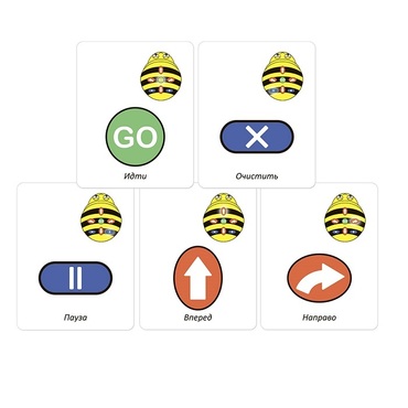 Набор карточек для программирования мини-робота Bee-Bot - «globural.ru» - Великие Луки