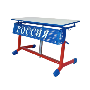 Стол ученический двухместный "Патриот-2о" на газовом лифте (р.гр. № 3-7 и наклоном столешницы) - «globural.ru» - Великие Луки